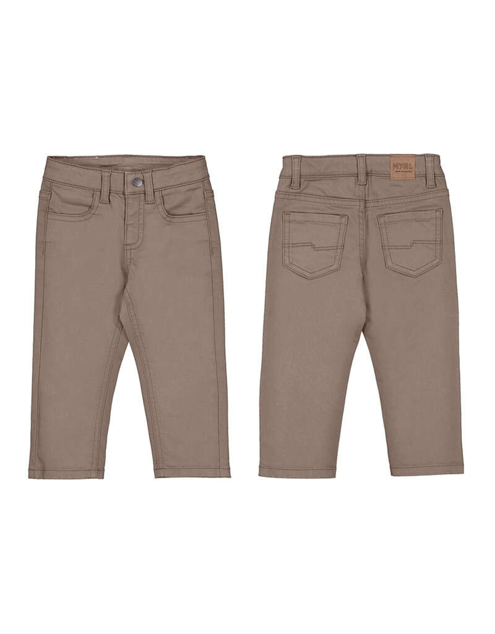 Mayoral 5 pocket slim fit basic pant Truffle