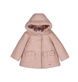 Mayoral Hooded boucle coat  petisui   w26 mini