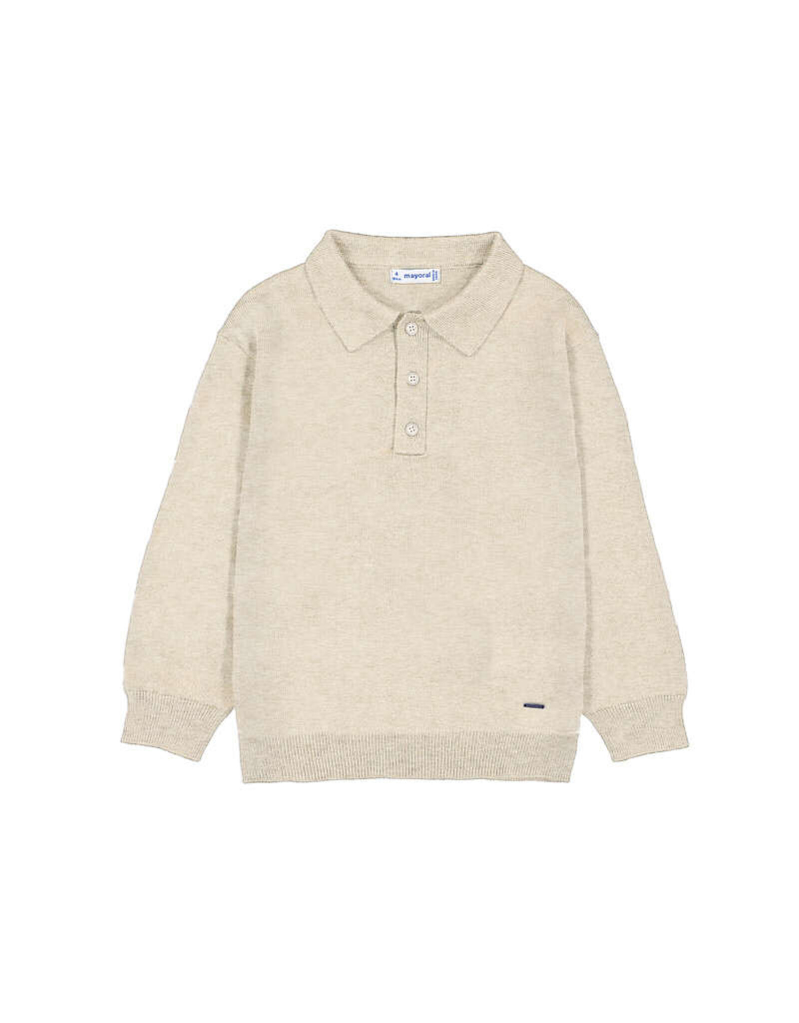 Mayoral L/s knit polo  H. Stone W26