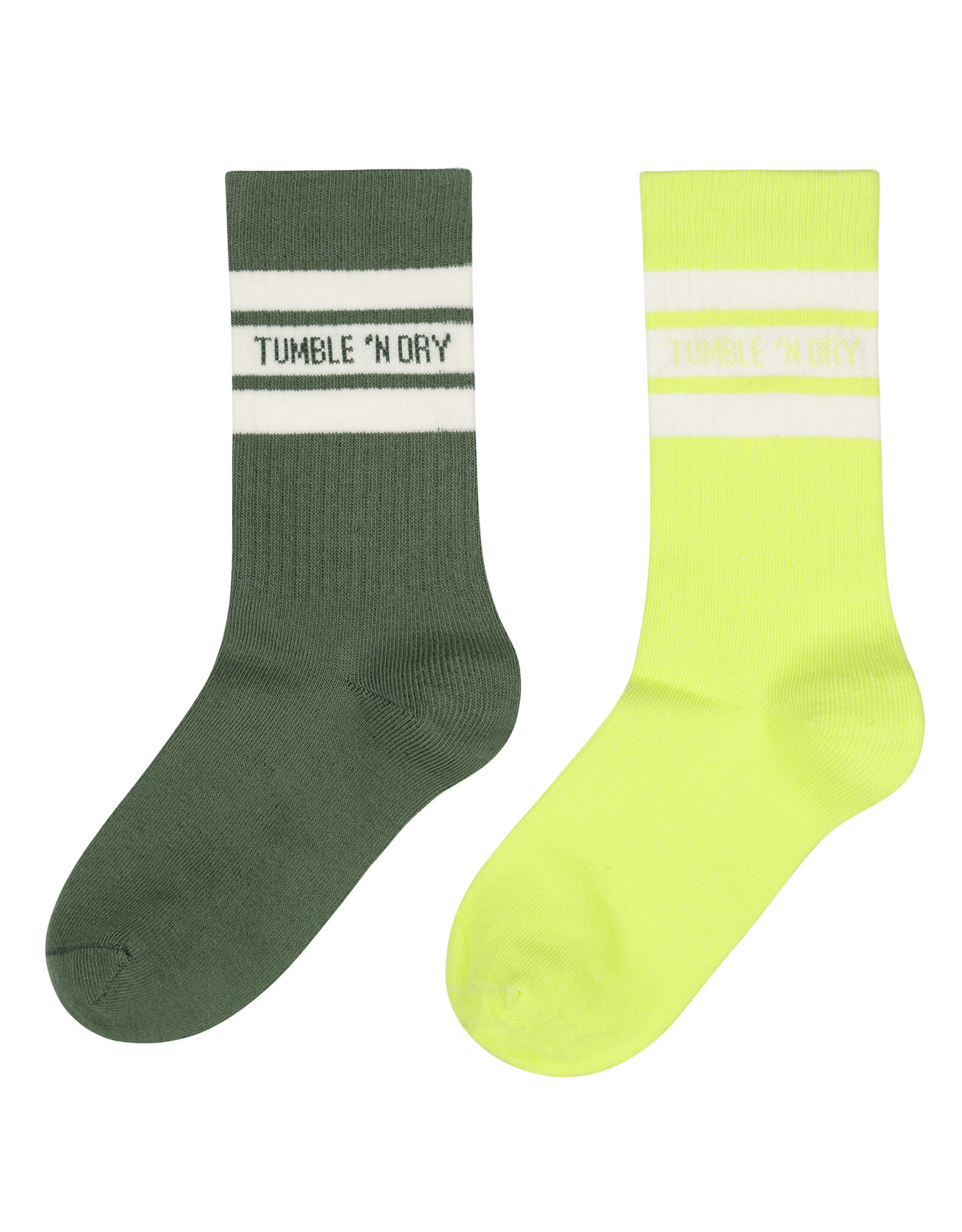 Tumble 'n Dry TND Tumble Socks colour 2-pack lime punch