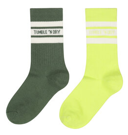 Tumble 'n Dry TND Tumble Socks colour 2-pack lime punch