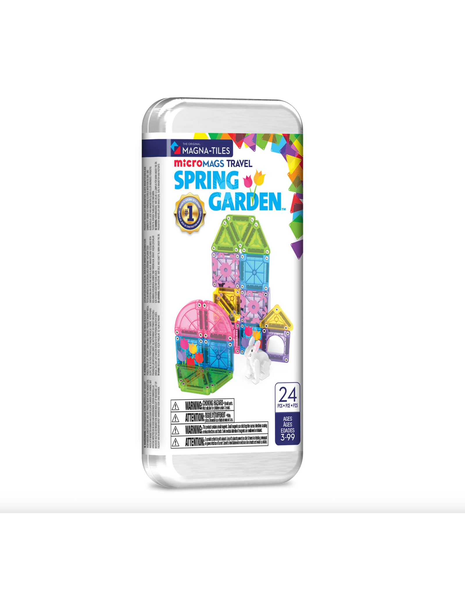 Magna-Tiles Magna Tiles microMags travelset Spring garden