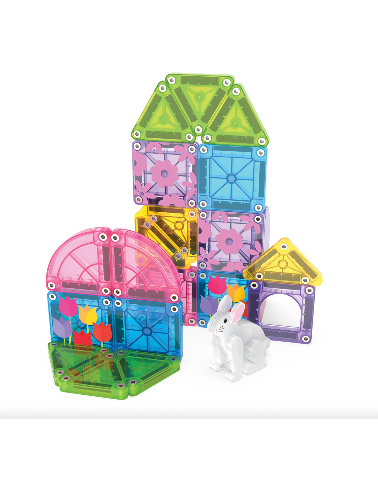 Magna-Tiles Magna Tiles microMags travelset Spring garden