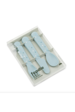 Done by Deer Foodie cutlery set Happy dots Blue