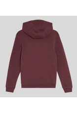 Lyle & Scott Brush Back Pullover Hoodie Z562 Burgundy