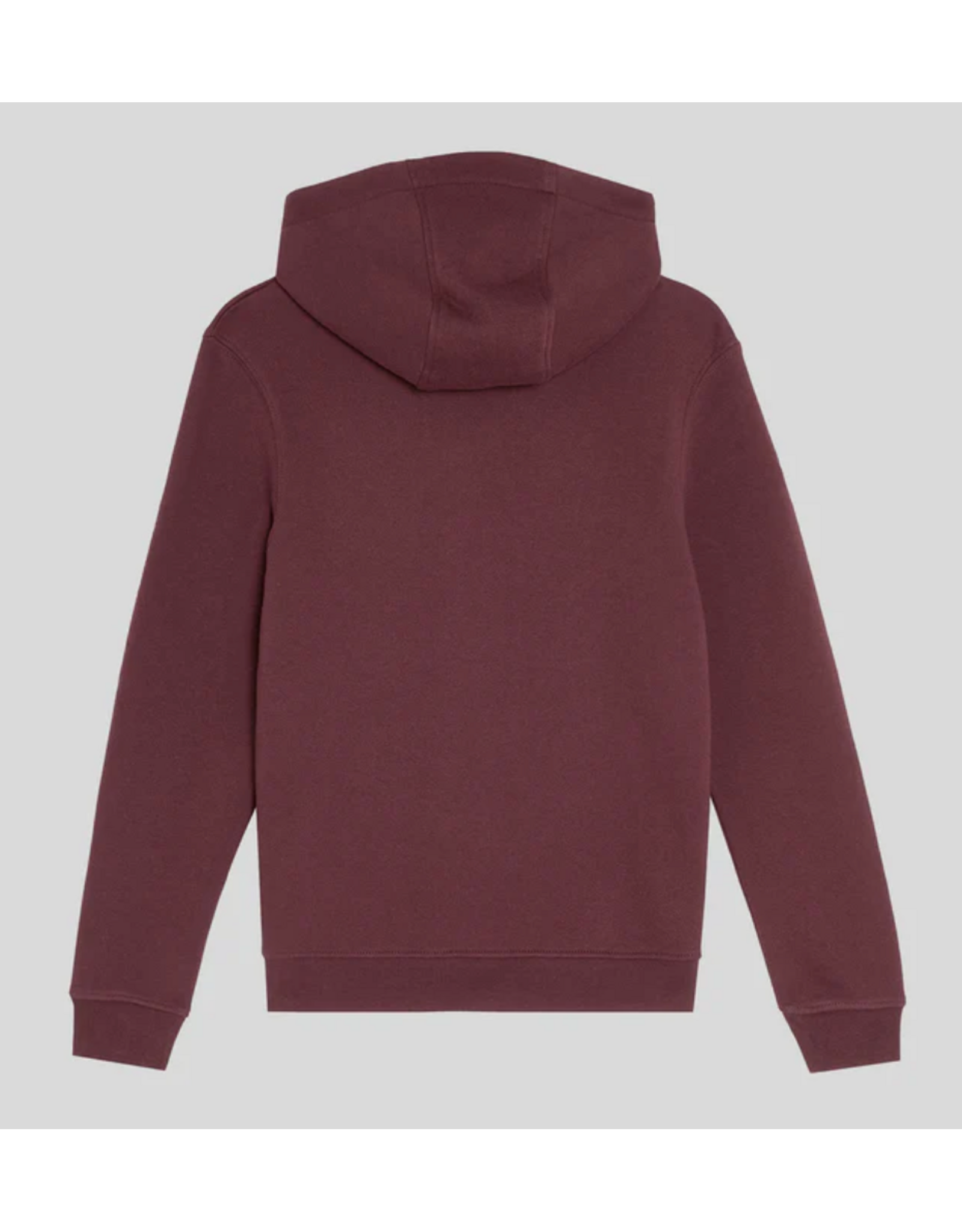Lyle & Scott Brush Back Pullover Hoodie Z562 Burgundy