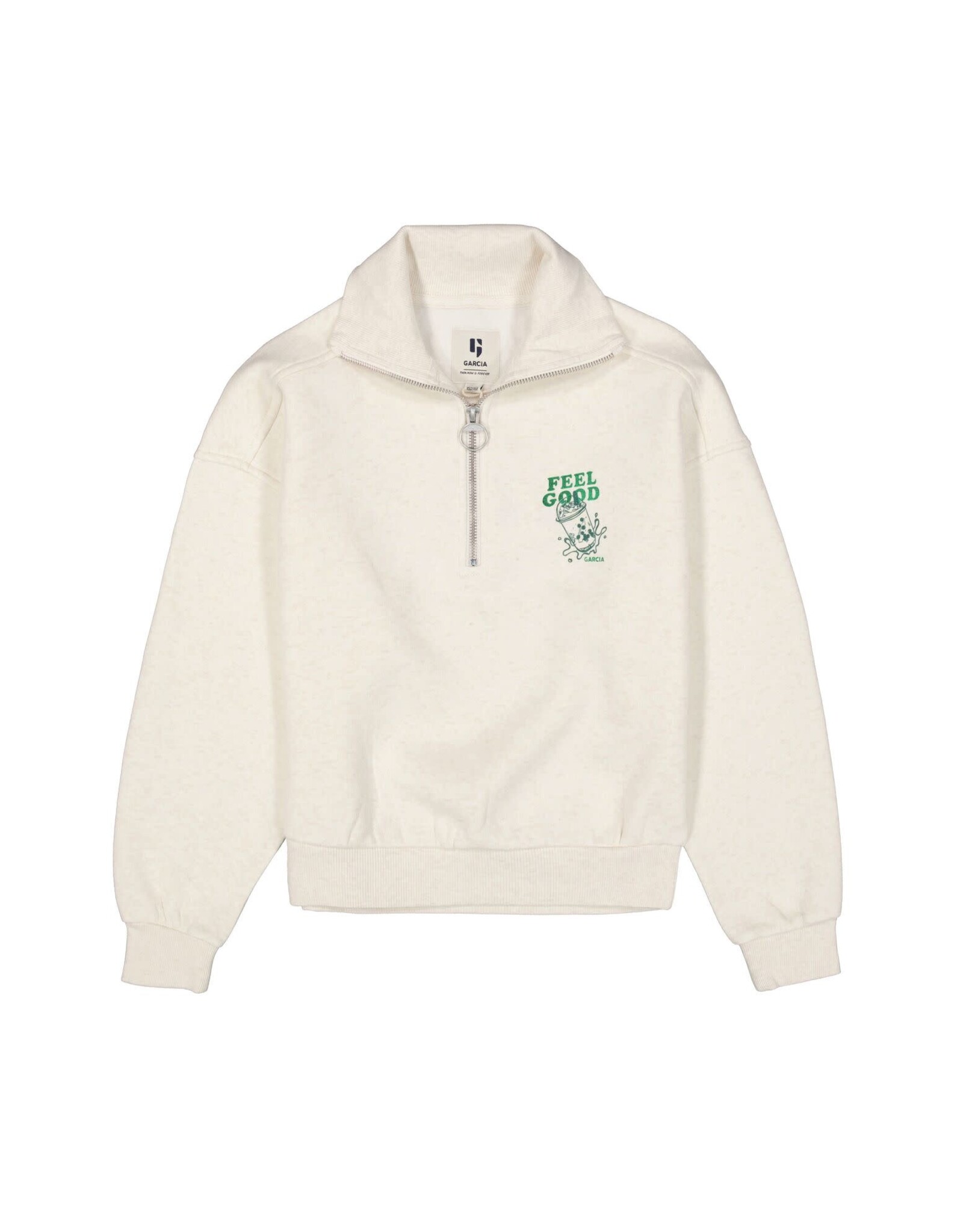 Garcia T262463_girls sweat cream melee