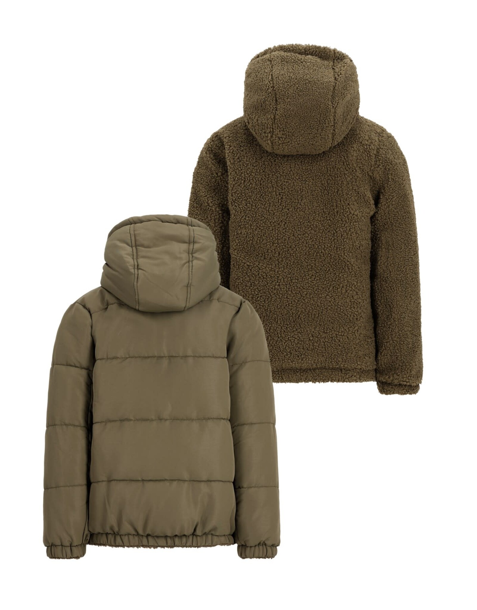 Like Flo Albon Flo boys reversible hooded jacket Army