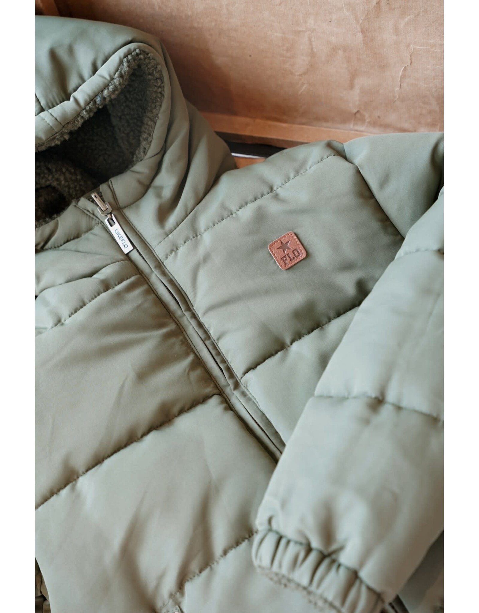 Like Flo Albon Flo boys reversible hooded jacket Army
