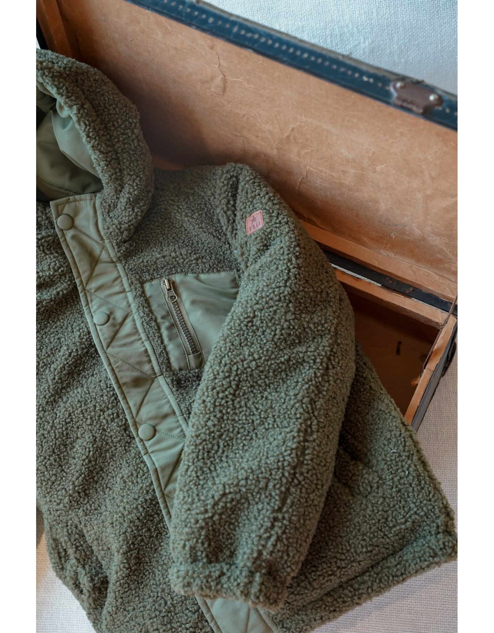 Like Flo Albon Flo boys reversible hooded jacket Army