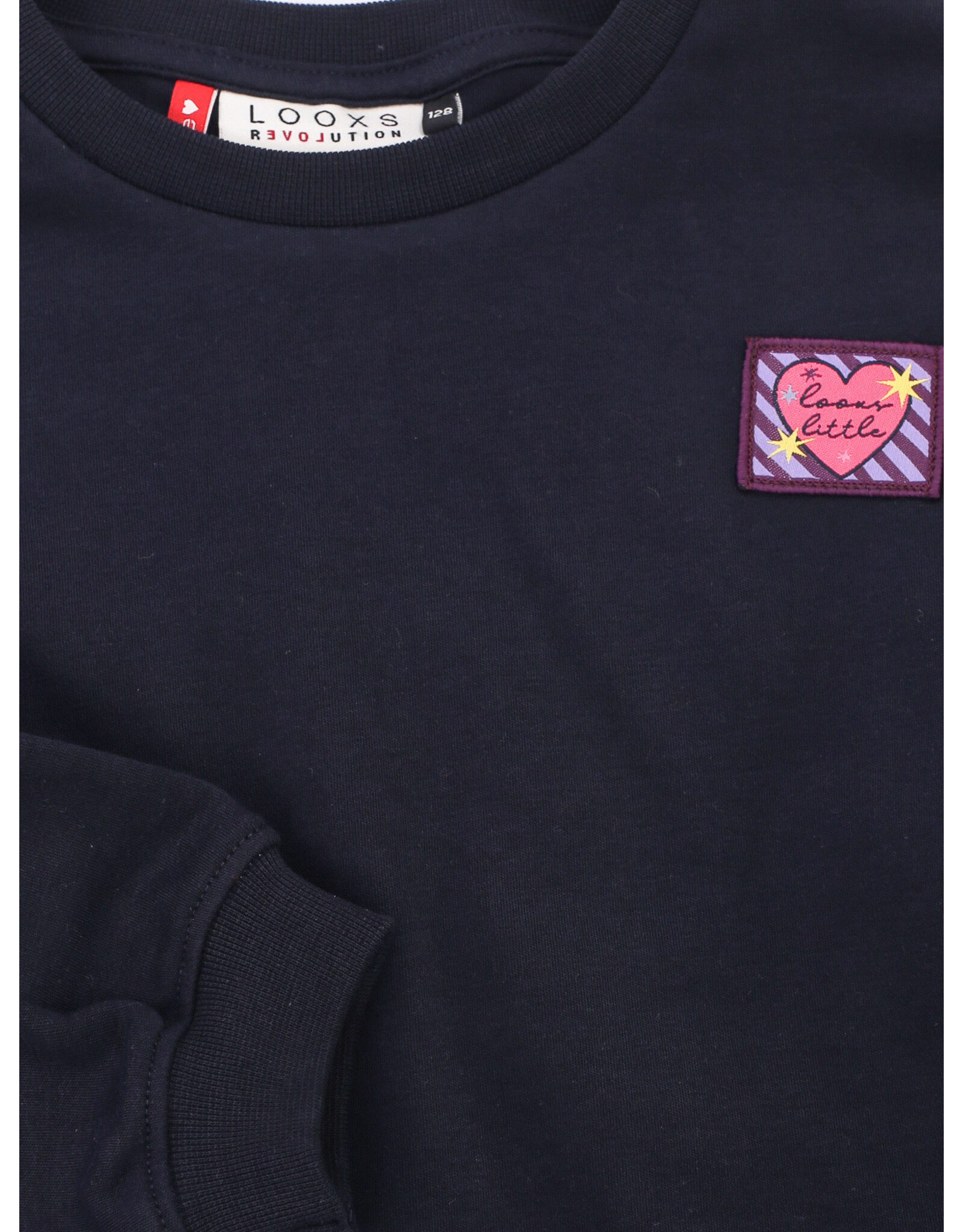 Little Looxs Little interlock sweater night blue W26