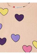 Little Looxs Little jacquard rib Tee Latte W26