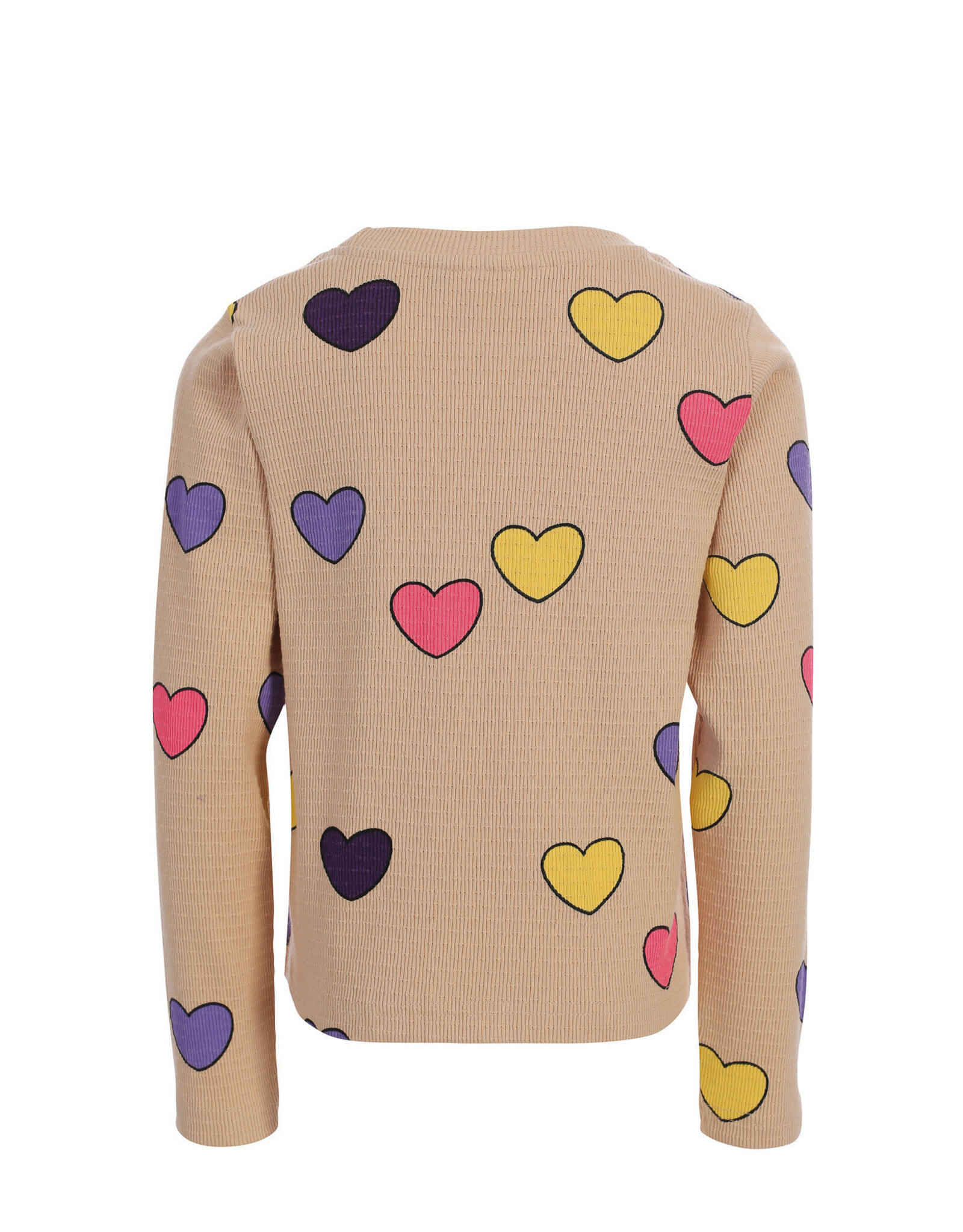 Little Looxs Little jacquard rib Tee Latte W26