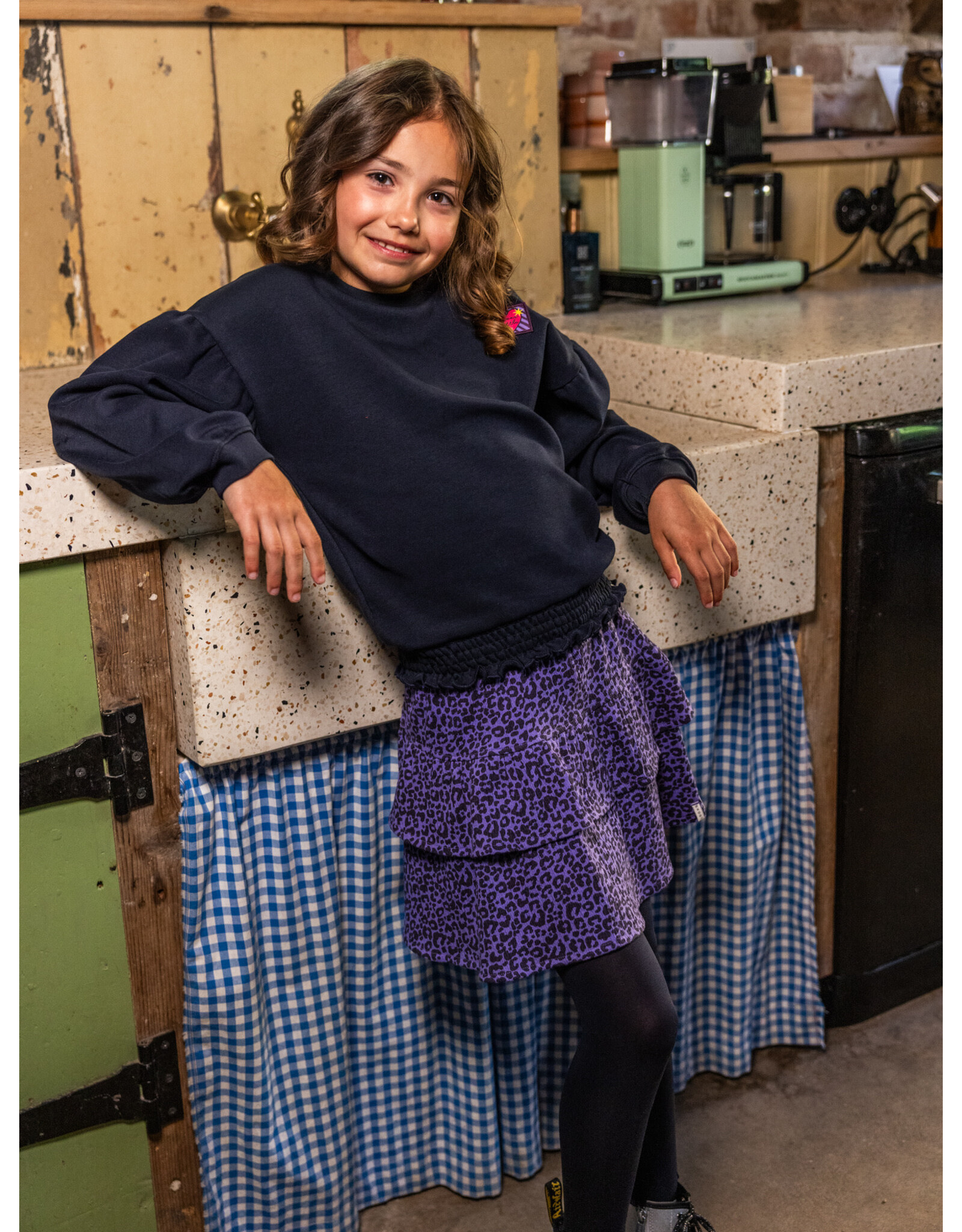 Little Looxs Little leopard skirt Purple leopard