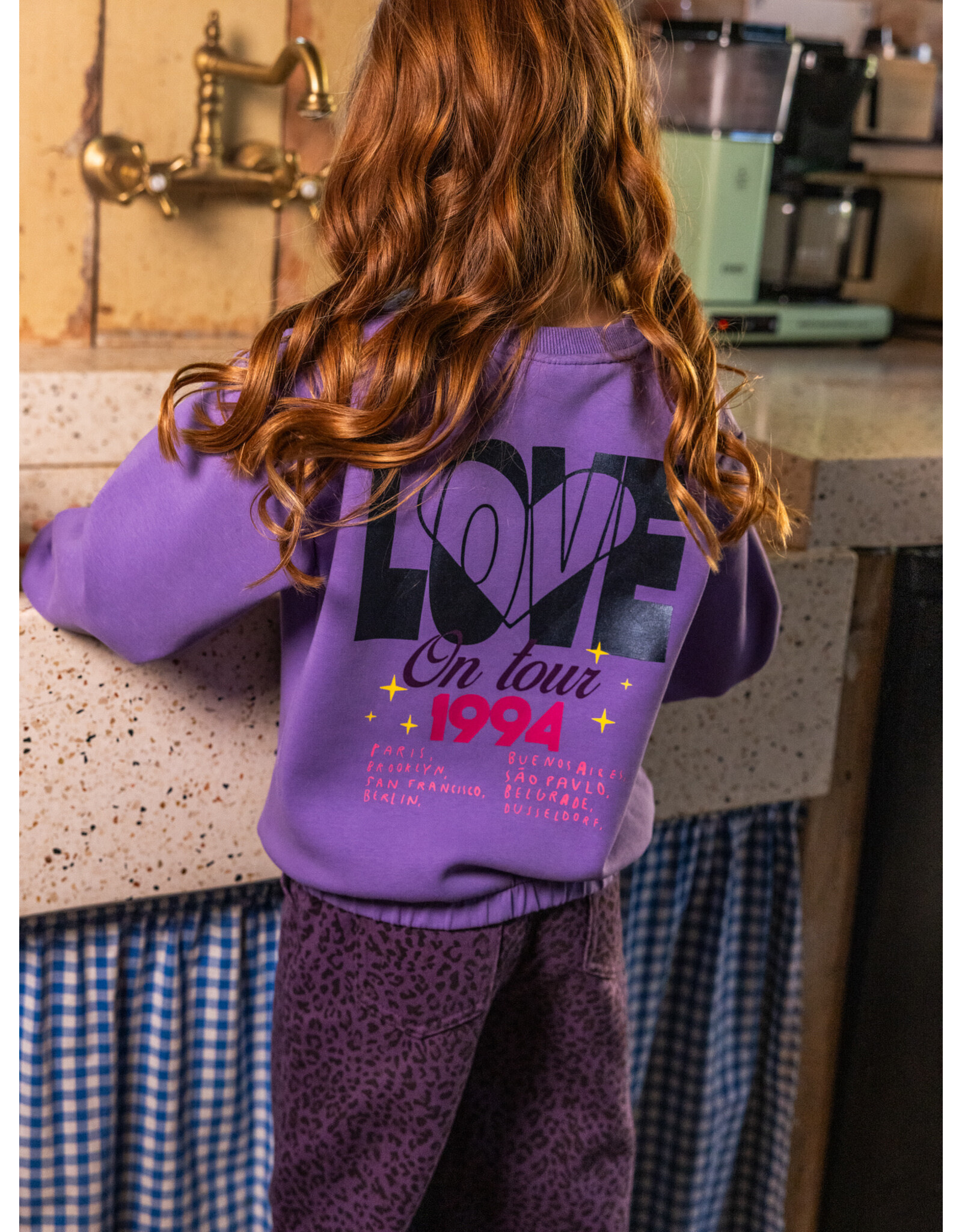 Little Looxs Little scuba Sweater VERBENA PURPLE