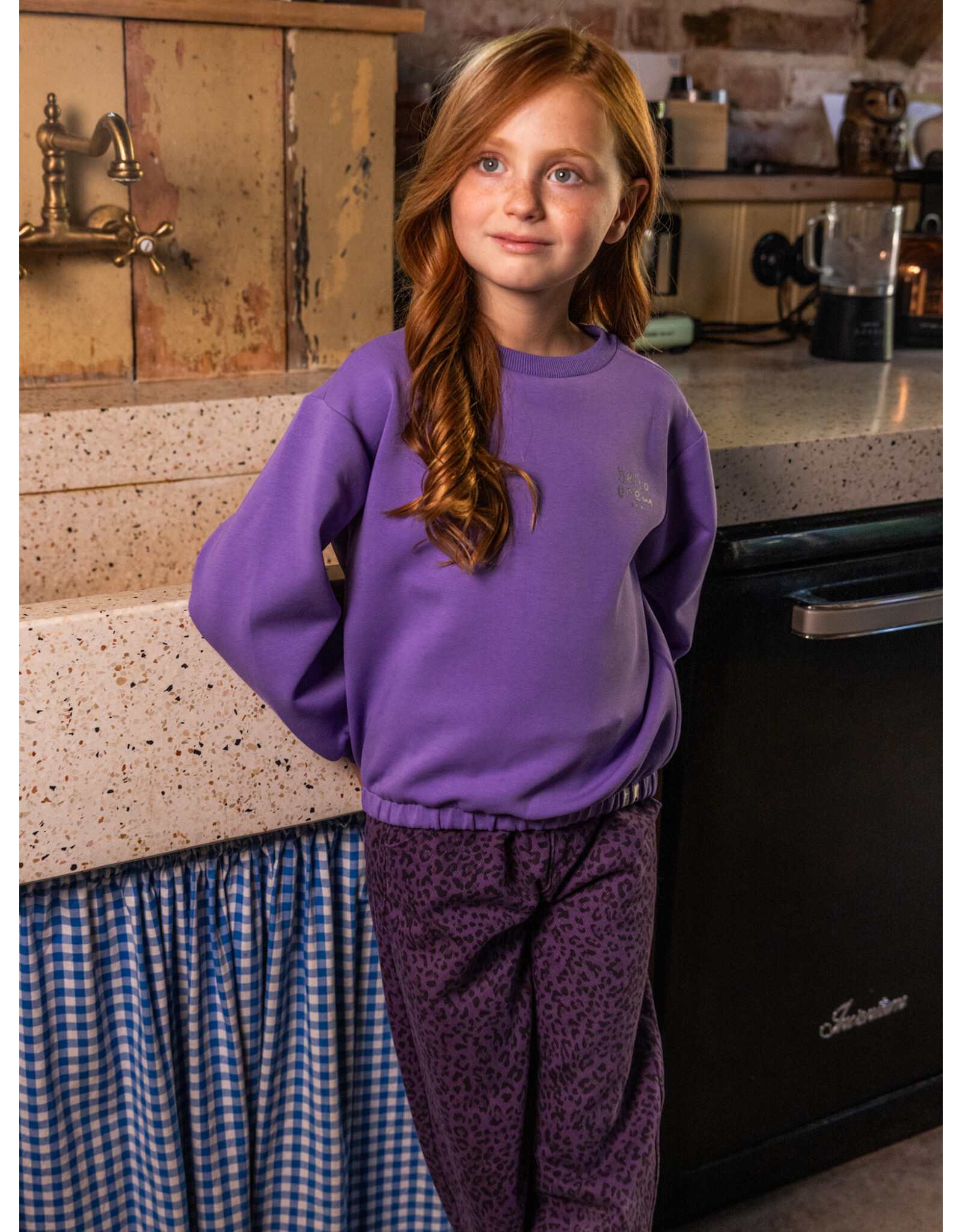 Little Looxs Little scuba Sweater VERBENA PURPLE