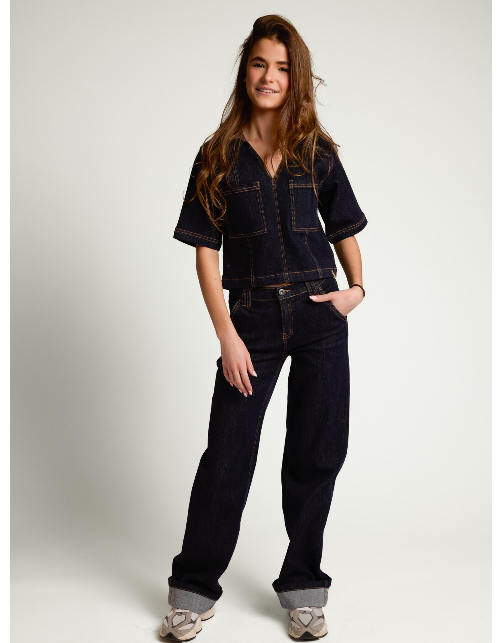 Looxs 10sixteen Denim Pants Rinse wash
