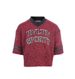 Looxs 10sixteen lace Tee Ruby red