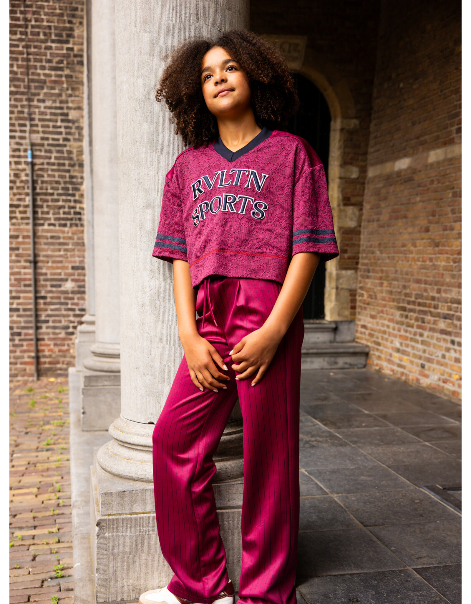 Looxs 10sixteen Sporty pants Ruby red