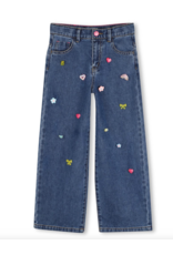 BILLIEBLUSH DENIM TROUSERS - Blue W26