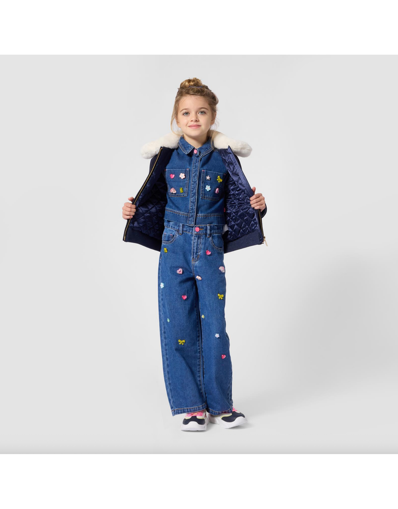 BILLIEBLUSH DENIM TROUSERS - Blue W26