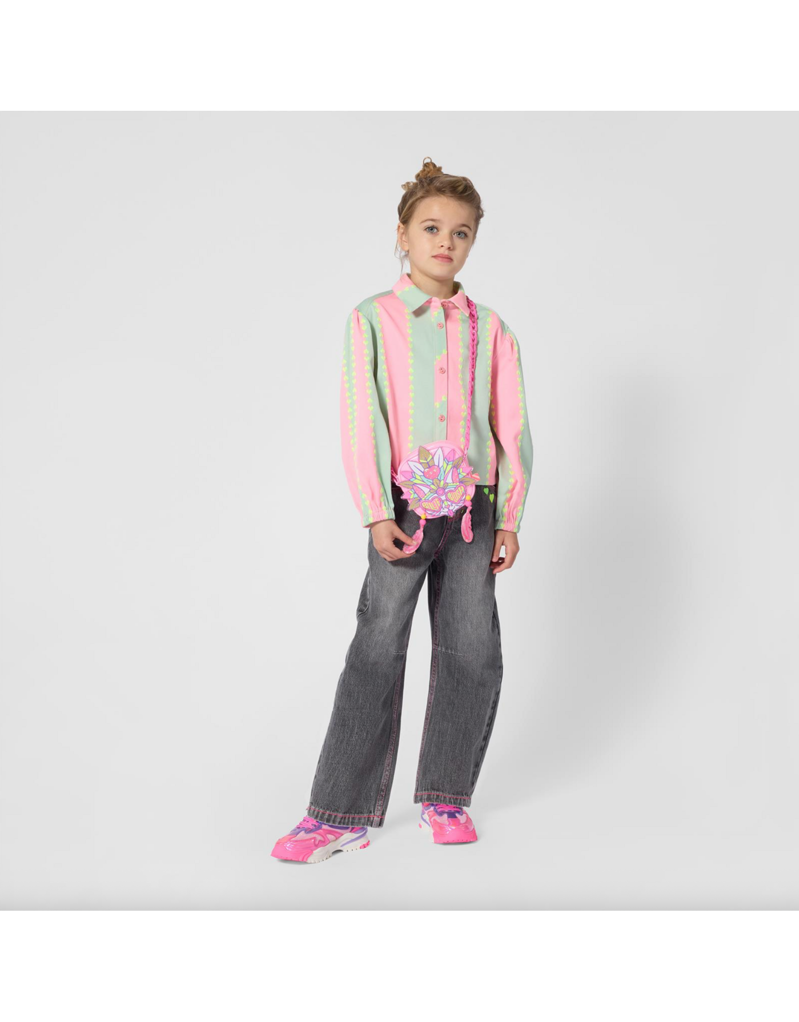 BILLIEBLUSH DENIM TROUSERS Grey W26