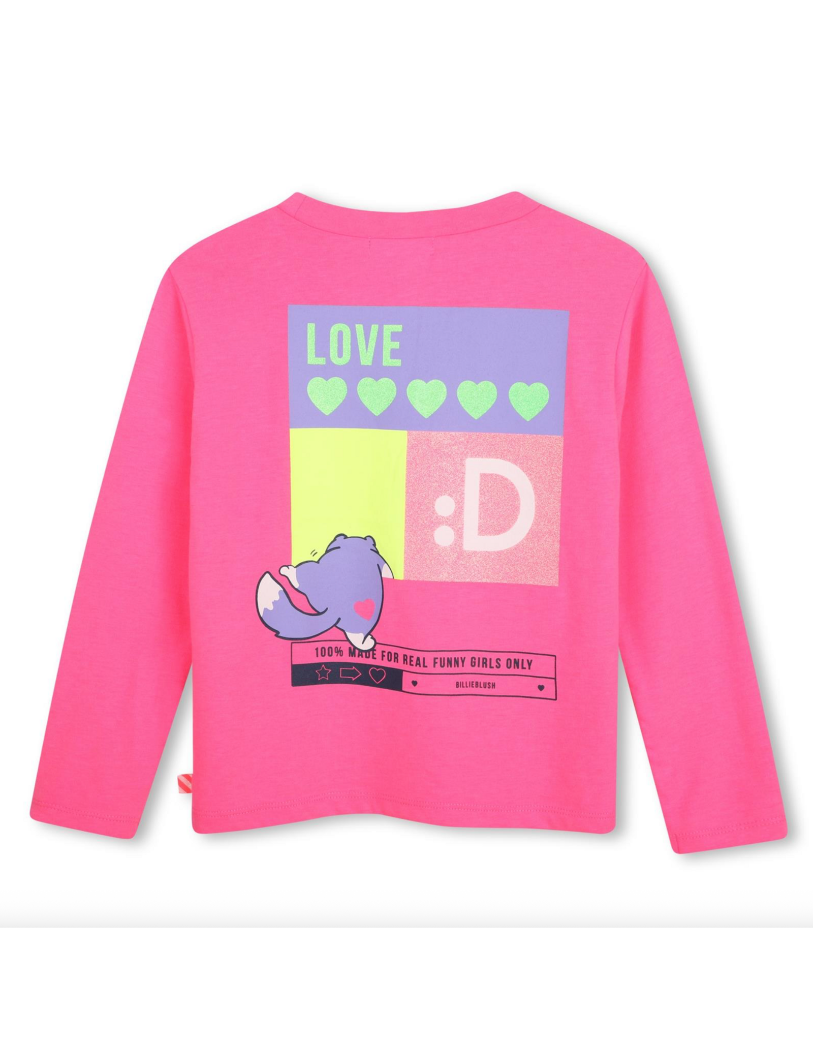 BILLIEBLUSH LONG SLEEVE T-SHIRT Pink W26