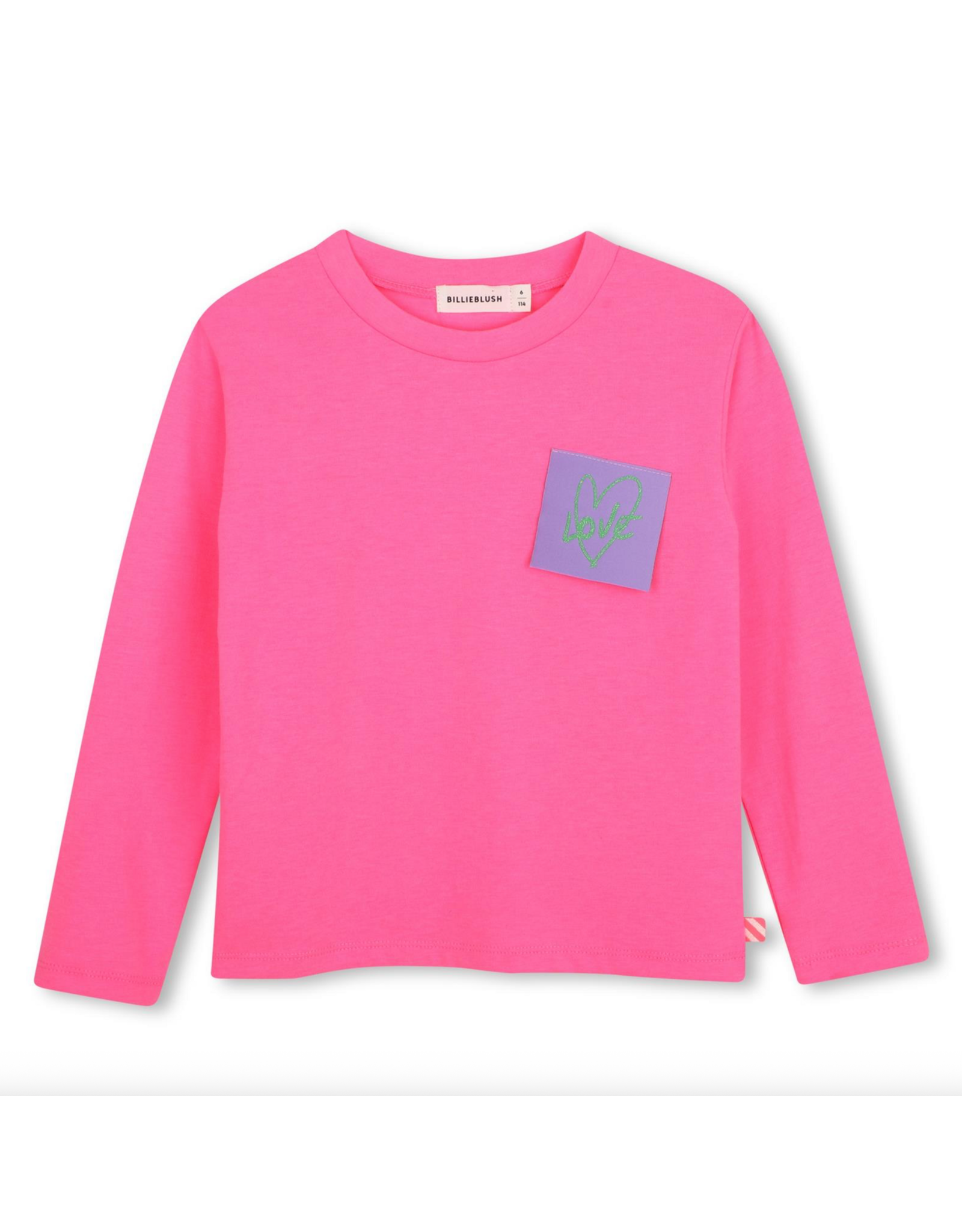 BILLIEBLUSH LONG SLEEVE T-SHIRT Pink W26