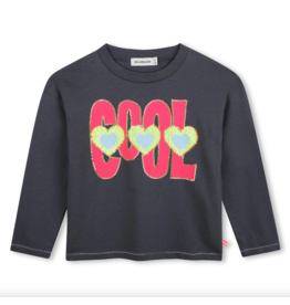 BILLIEBLUSH LONG SLEEVE T-SHIRT Grey W26