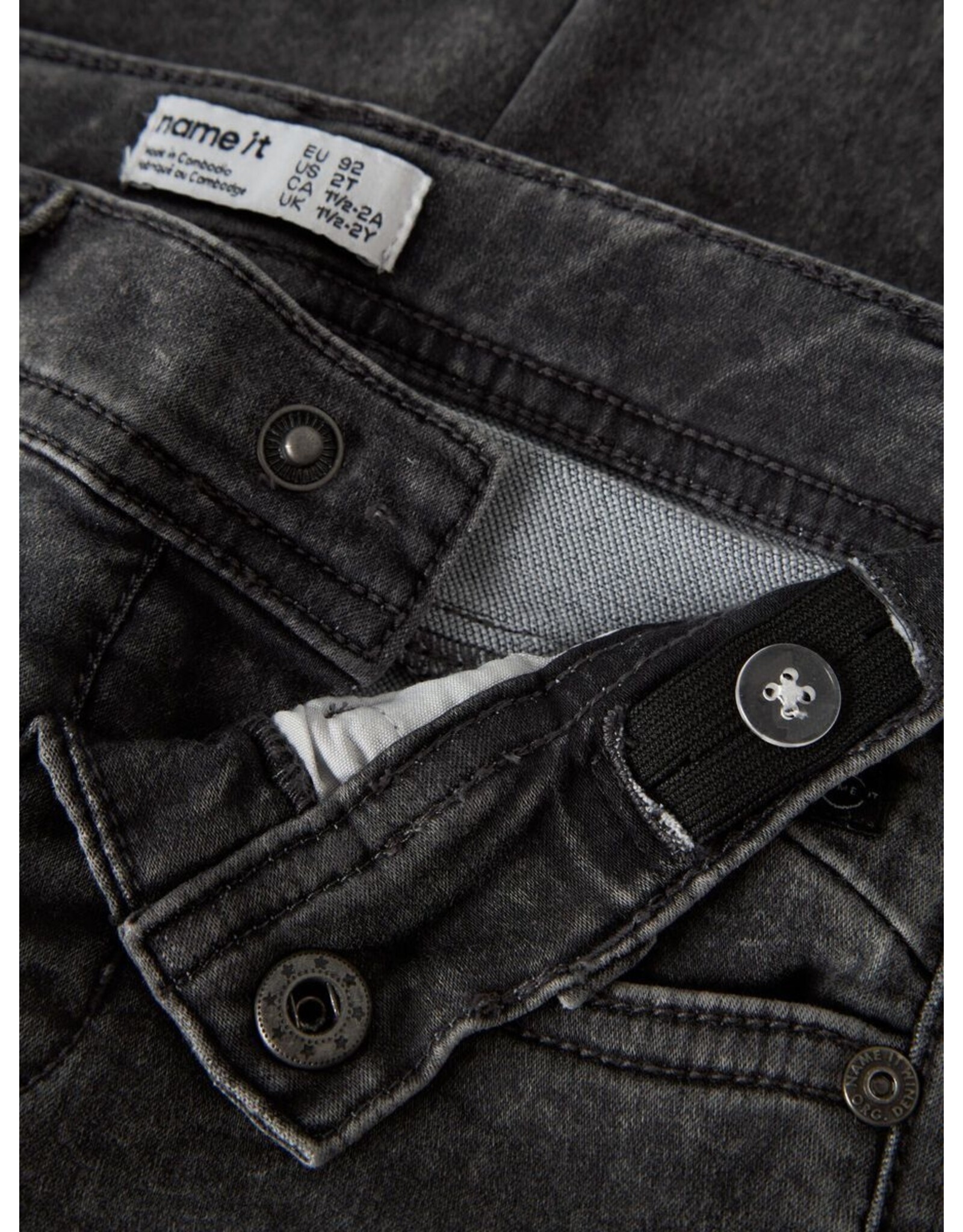 Name it NMMTHEO DNMTHAYER 2689SWE KEY PANT NOOS Dark Grey Denim