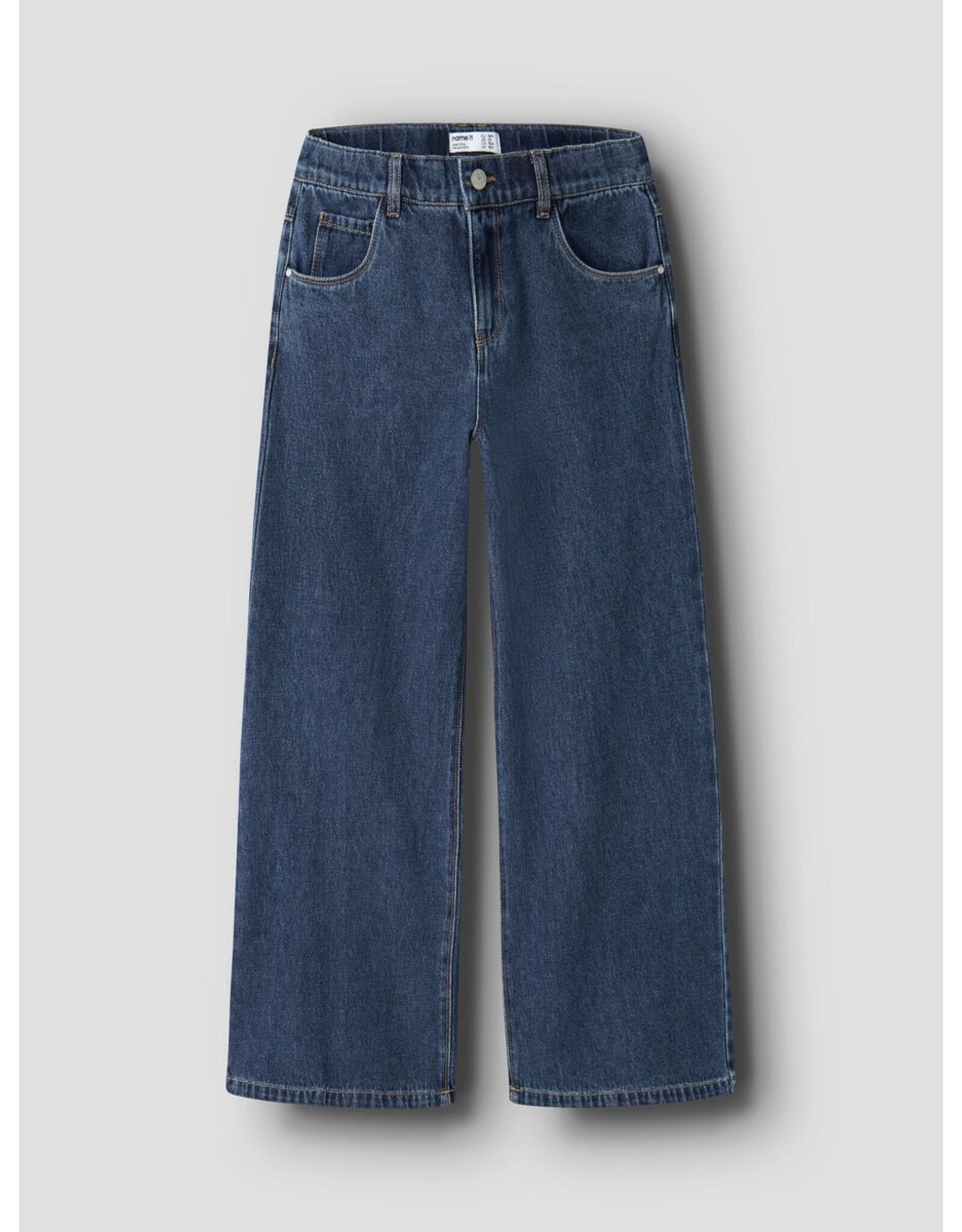 Name it NKFBELLA SKATER XWIDE JEANS 3111-ZA NOOS Dark Blue Denim