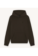 Lyle & Scott Heavy Weight Drop Shoulder Hoodie Y176 Ebony