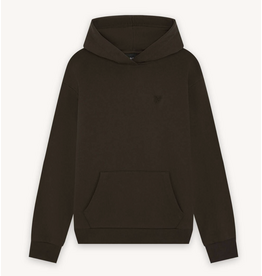 Lyle & Scott Heavy Weight Drop Shoulder Hoodie Y176 Ebony