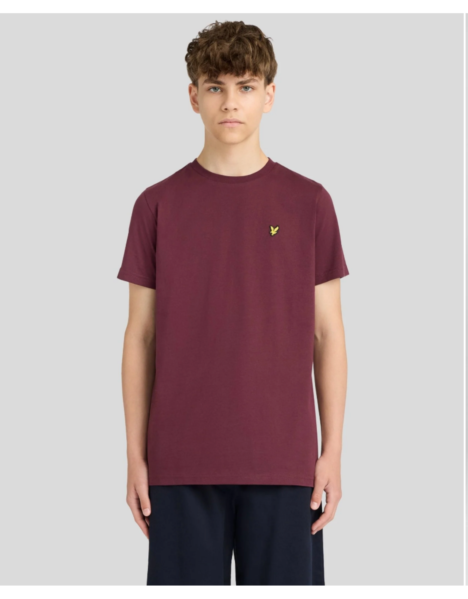 Lyle & Scott Plain T-shirt Z562 Burgundy