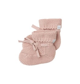 Noppies Unisex Booties knit Nelson Rose Smoke NOS