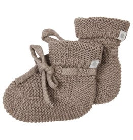 Noppies U Booties knit Nelson Taupe Melange NOS