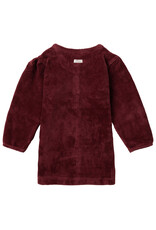 Noppies Girls dress Volney long sleeve Oxblood Red