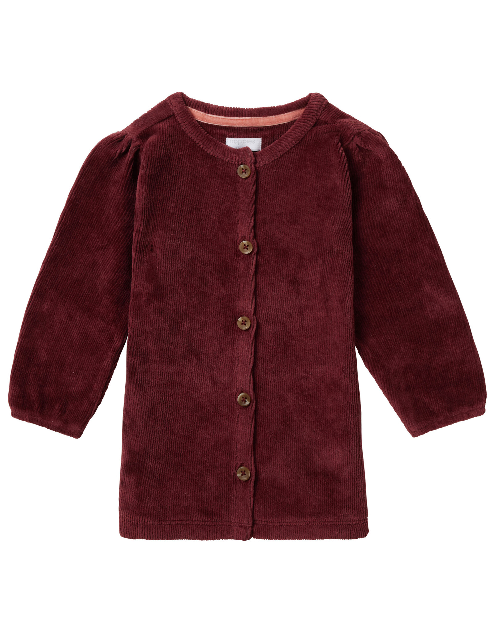 Noppies Girls dress Volney long sleeve Oxblood Red