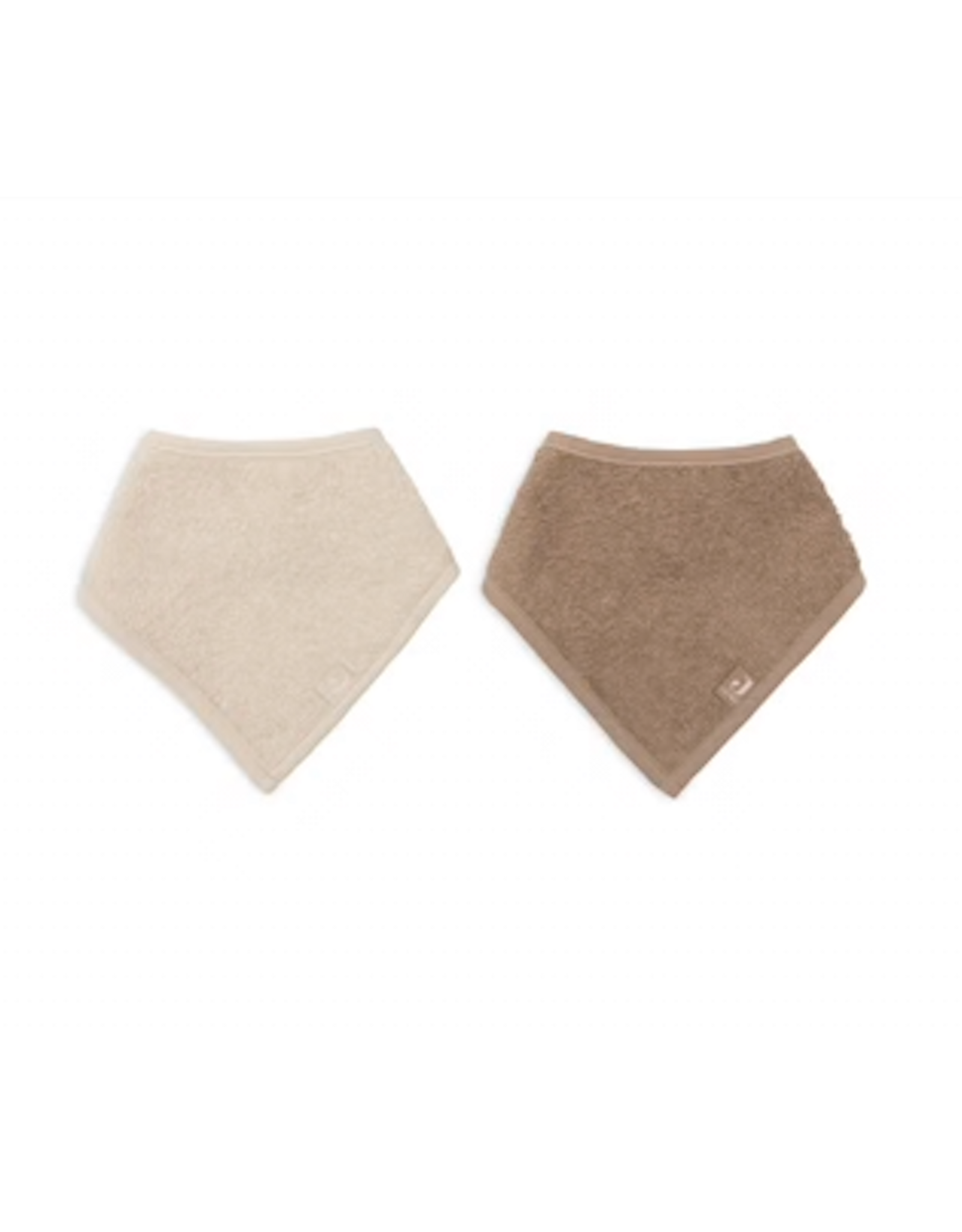 Jollein Slab Bandana Sand / Milky Coffee 2 pack