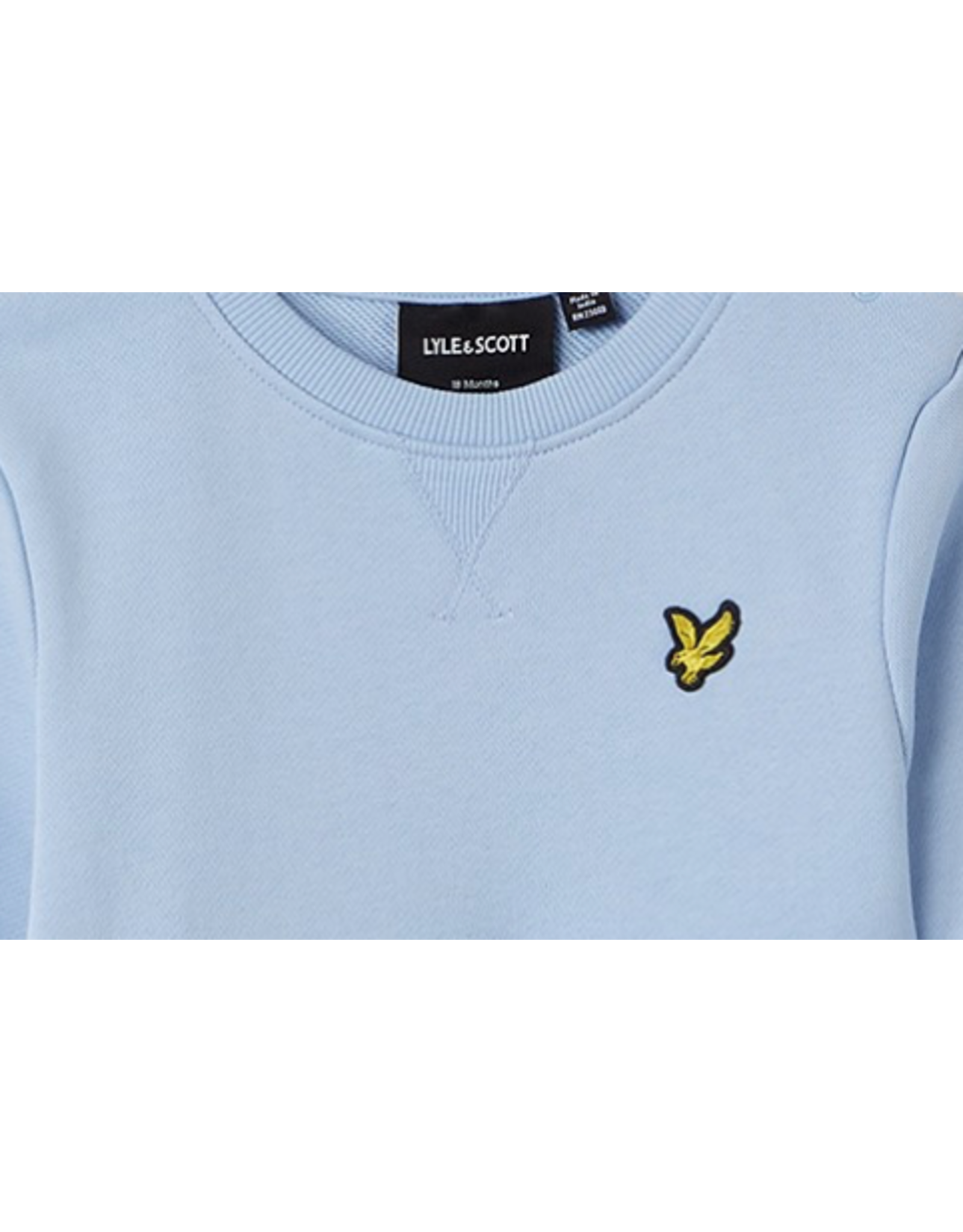 Lyle & Scott Crew Neck & Jogger Set W487 Light Blue