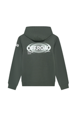 Indian Blue Jeans Hoodie Indian Brushed Dust Army