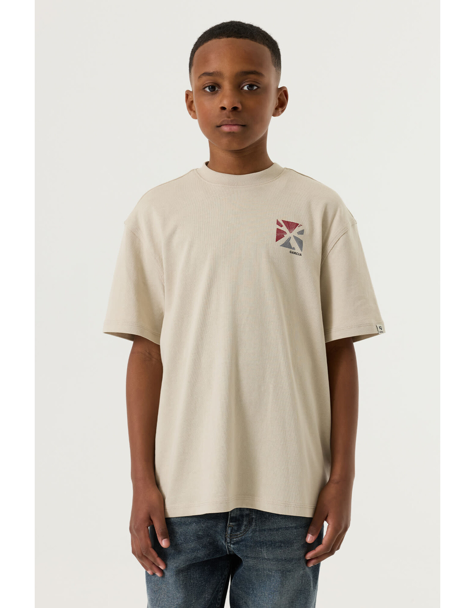 Garcia T263601_boys T-shirt ss pebble