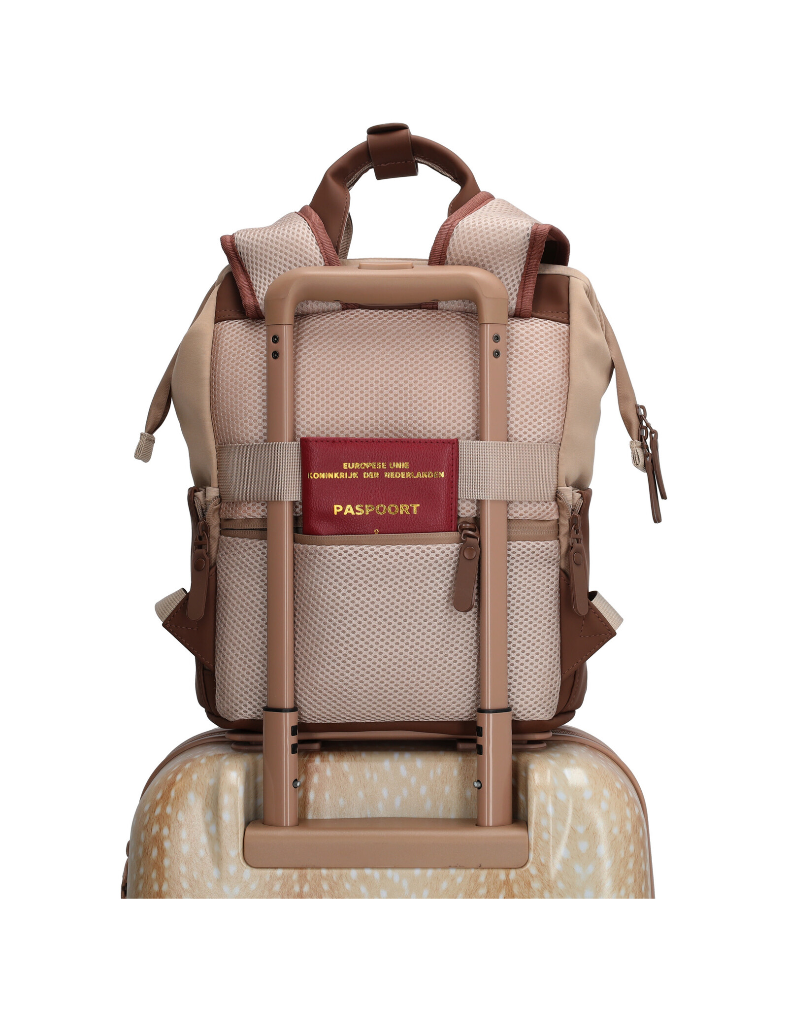 Zebra Beagels Kobe Rugzak Karamel