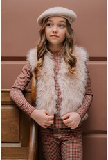 Like Flo Diam Flo girls faux fur hairy gilet Kit