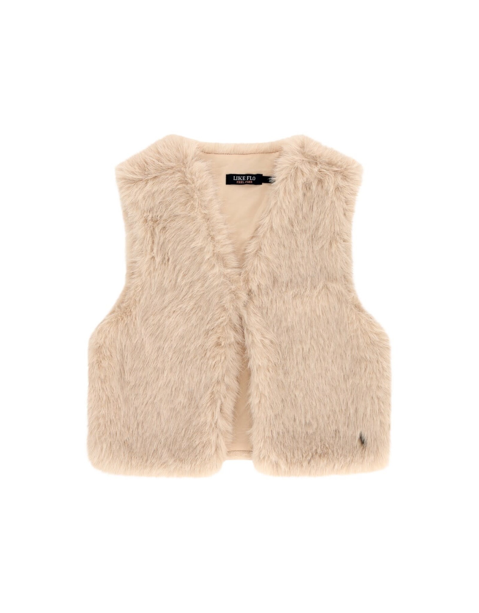 Like Flo Diam Flo girls faux fur hairy gilet Kit