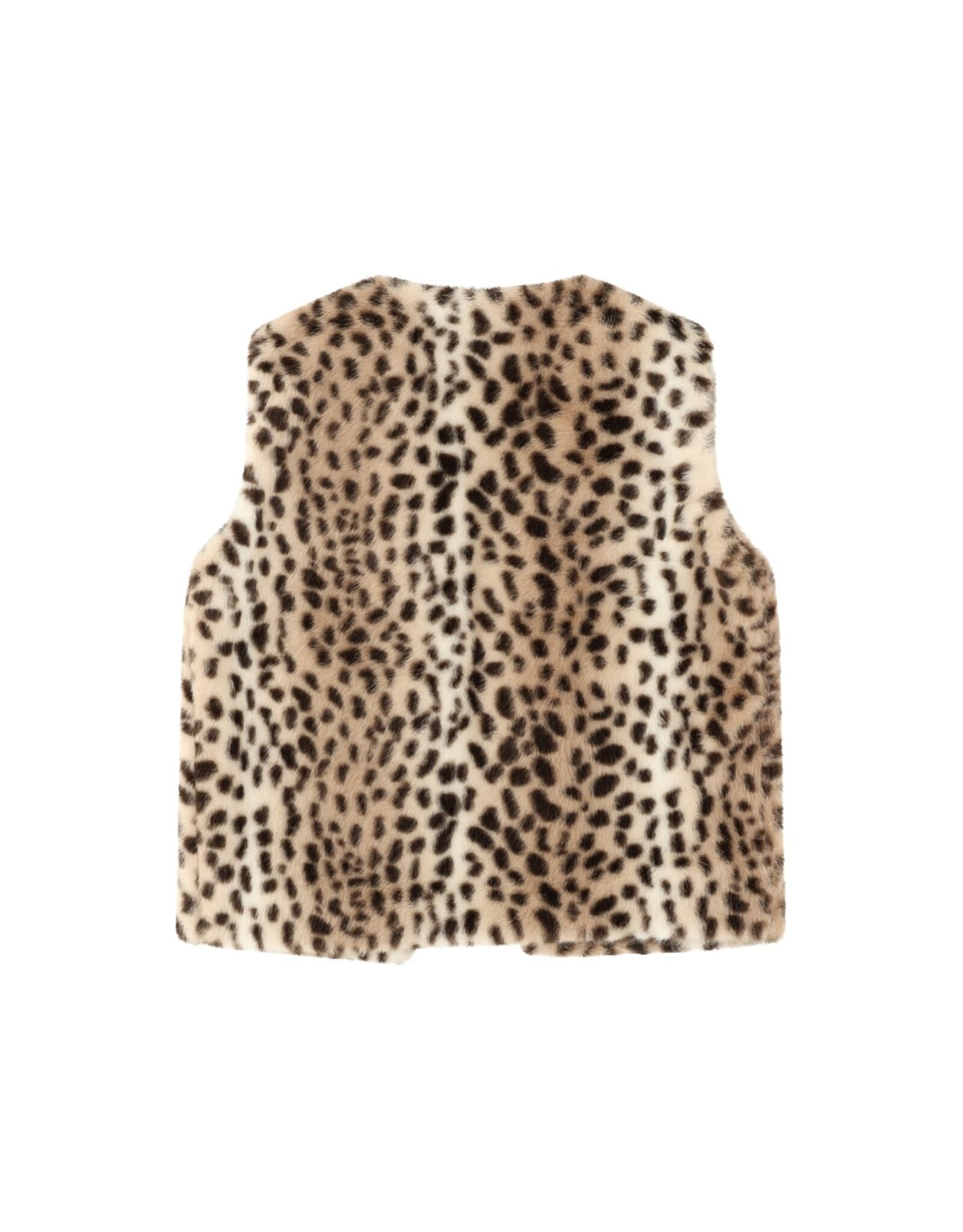 Like Flo Didi Flo girls faux fur gilet with closure Animal