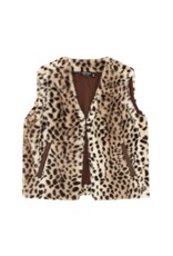 Like Flo Didi Flo girls faux fur gilet with closure Animal
