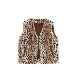 Like Flo Didi Flo girls faux fur gilet with closure Animal