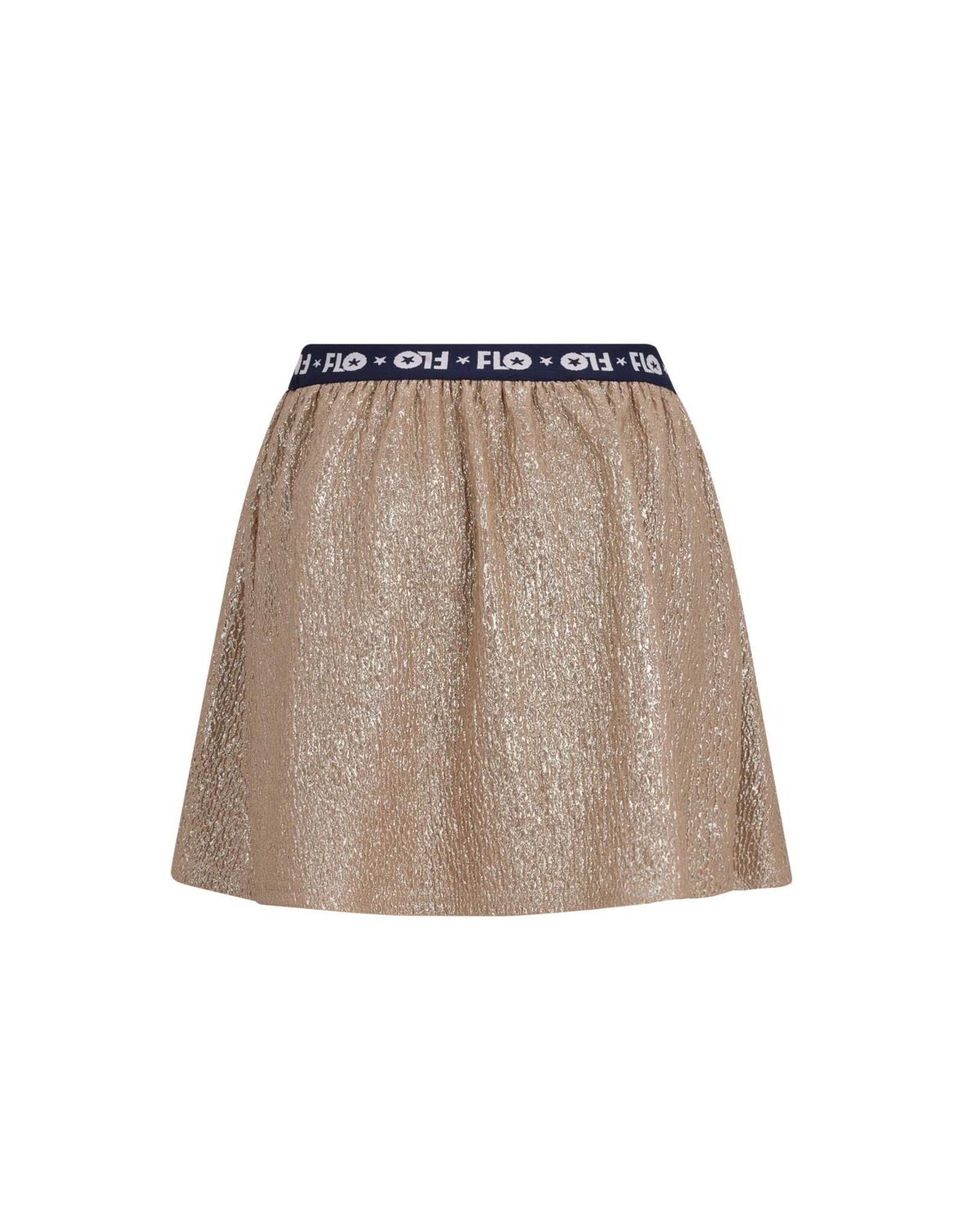 Like Flo Holly Flo girls metallic skirt Soft gold