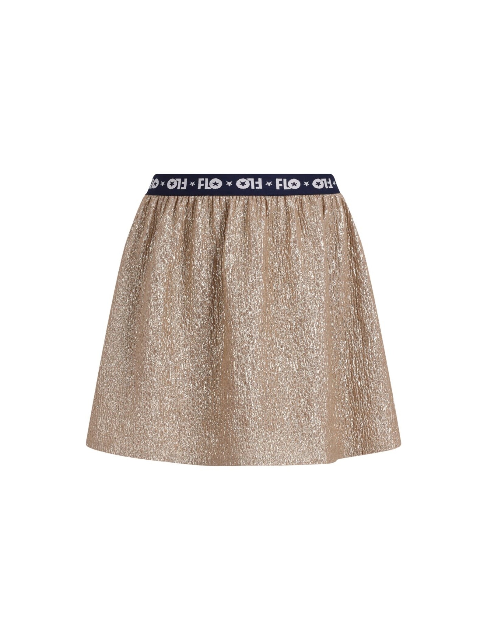 Like Flo Holly Flo girls metallic skirt Soft gold